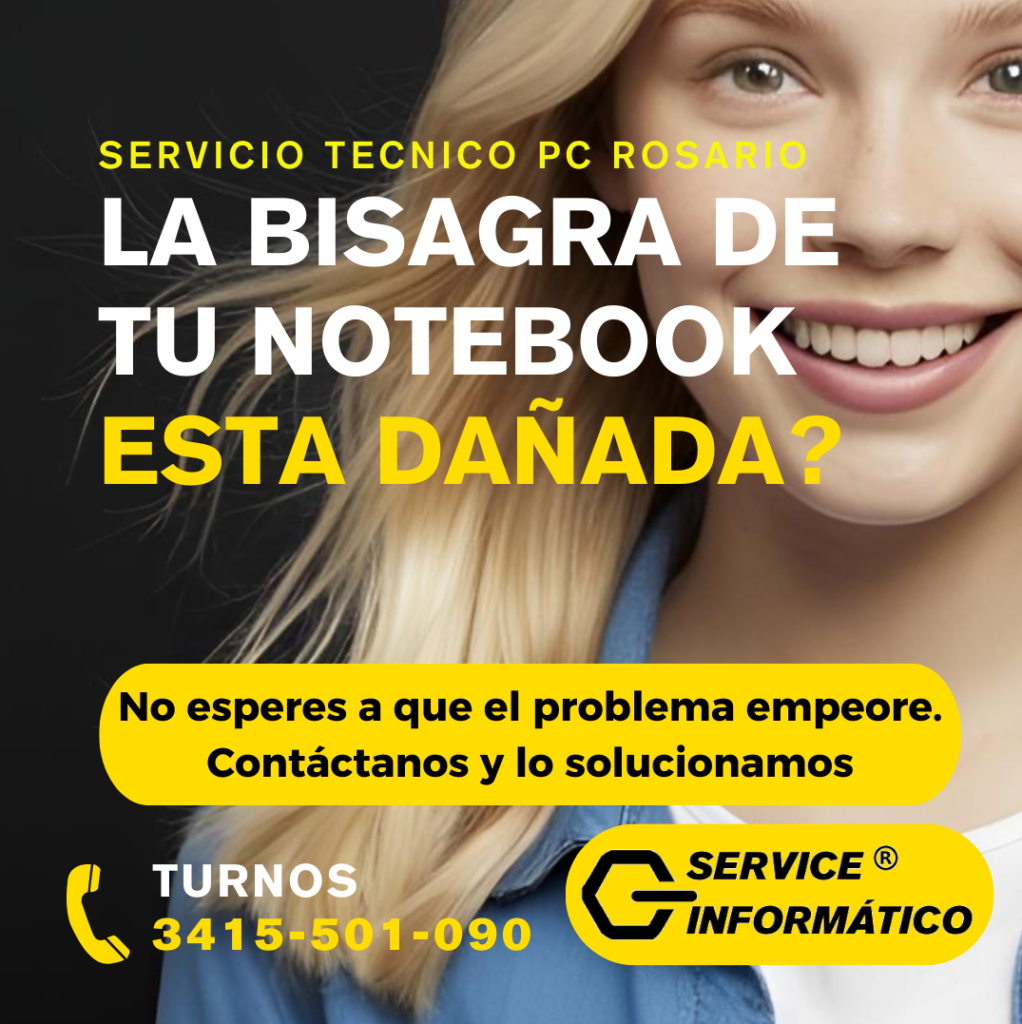 Reparacion arreglo de bisagra notebook Rosario