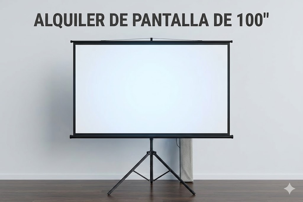 Alquieler pantalla 100" Rosario